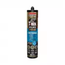 Лепило уплътнител хибрид-полимерно SOUDAL T-Rex Gold Crystal 290мл-прозрачен - small